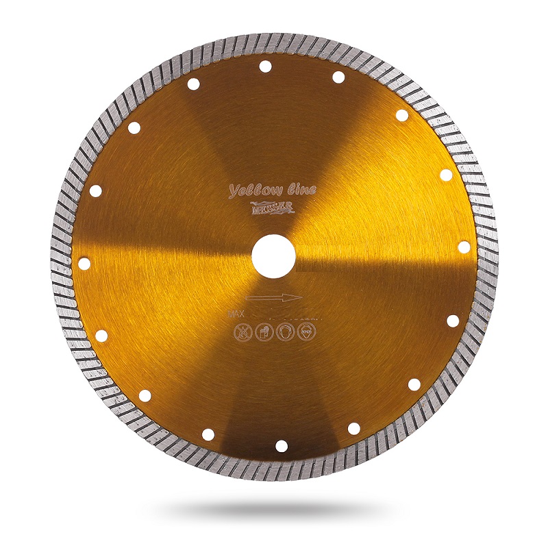 Диск алмазный Messer YELLOW LINE BETON TURBO 125х22,2