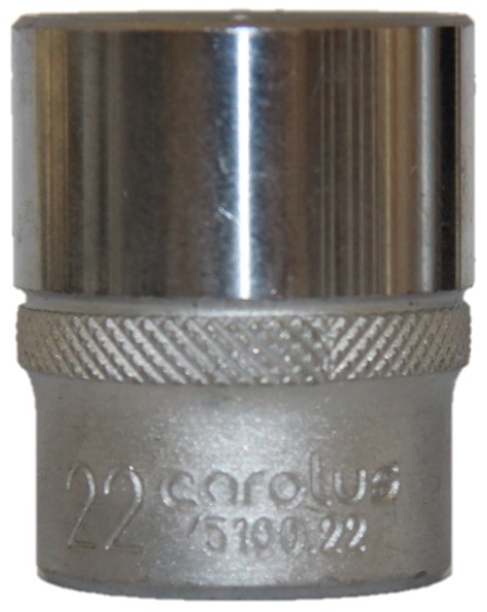 Головка торцевая 1/2", длина 22мм, 5100.22 Gedore