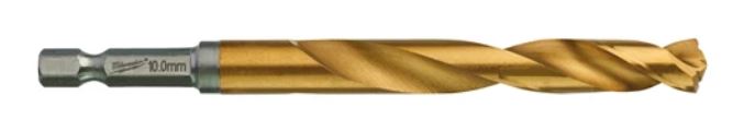 Сверло по металлу RedHEX HSS-G TiN 10 мм
