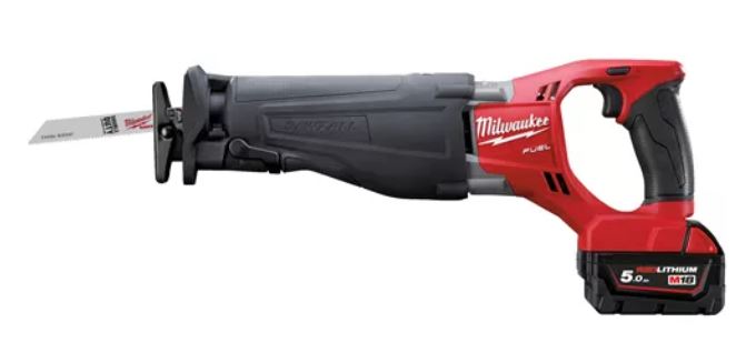 Аккумуляторная сабельная пила Milwaukee M18 CSX-502X FUEL (Li-Ion5Ач)