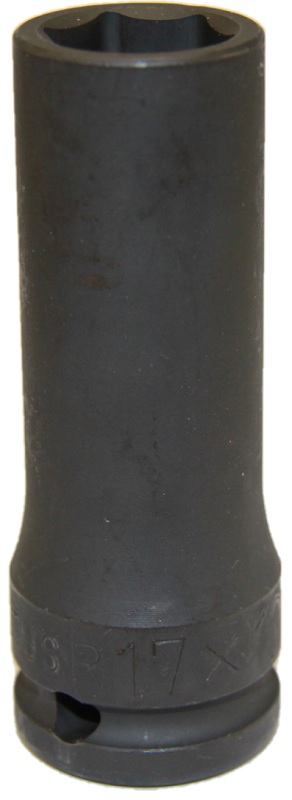 Головка ударная удлиненная 17 мм, 1/2" Saltus
