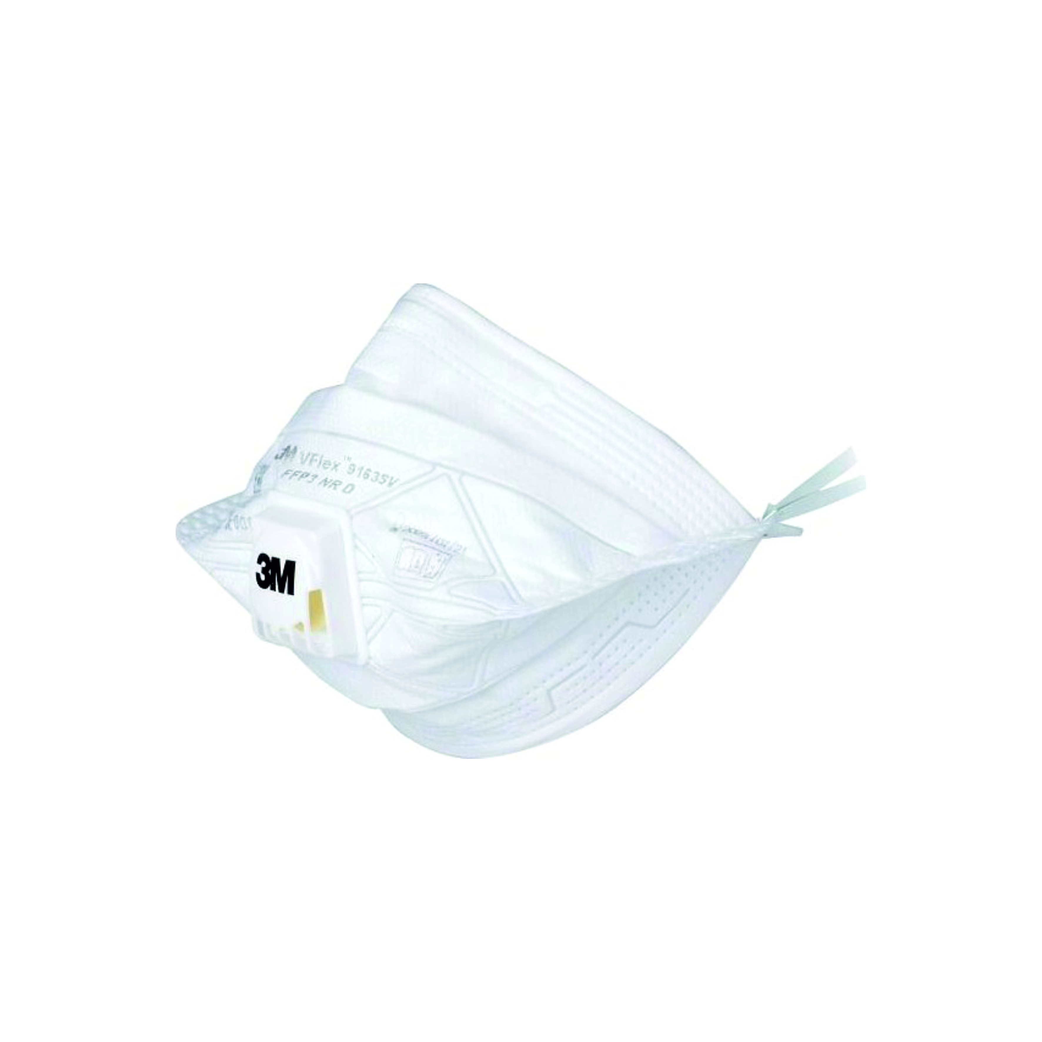 3M™ VFlex™ 9163SV Противоаэрозольная фильтрующая полумаска класс защиты FFP3 NR D, складная, с клапаном выдоха