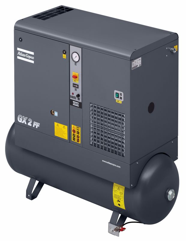 Компрессор винтовой маслосмазываемый Atlas Copco GX4  10FF / 400В 3ф 50Гц без N / CE TM(200l)