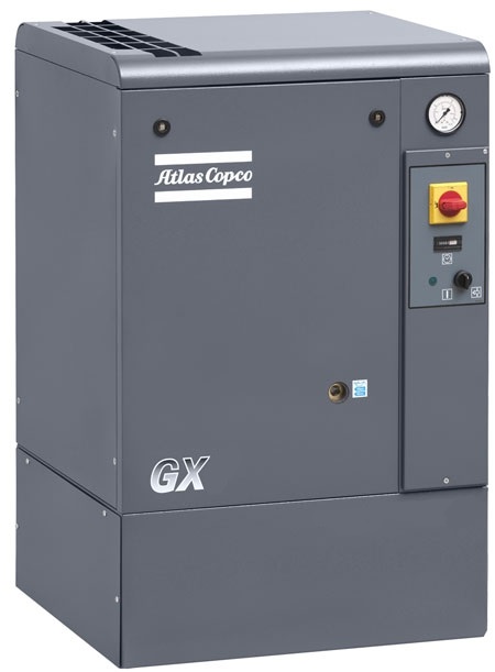 Компрессор винтовой маслосмазываемый Atlas Copco GX2  10P / 400В 3ф 50Гц без N / CE