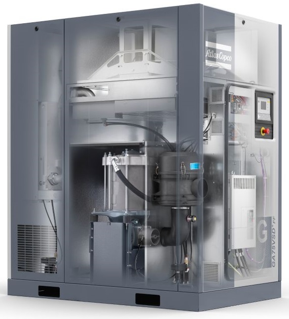 Компрессор с осушителем Atlas Copco GA75 VSD+13FF / 400В 3ф 50Гц без N / СЕ