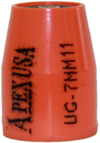 Головка шестигранная 7 мм, 1/4", защитным чехлом, Apex