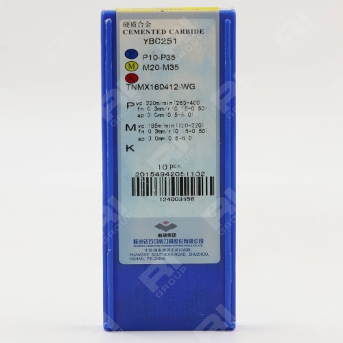 Пластина TNMX 160412-WG YBC251